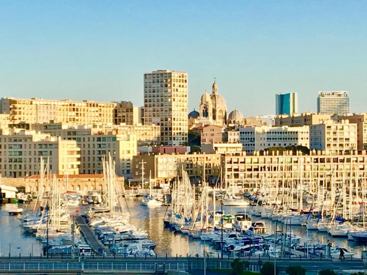 Terrasse Vue Mer & Quartier Historique Vieux Port Marselha Exterior foto